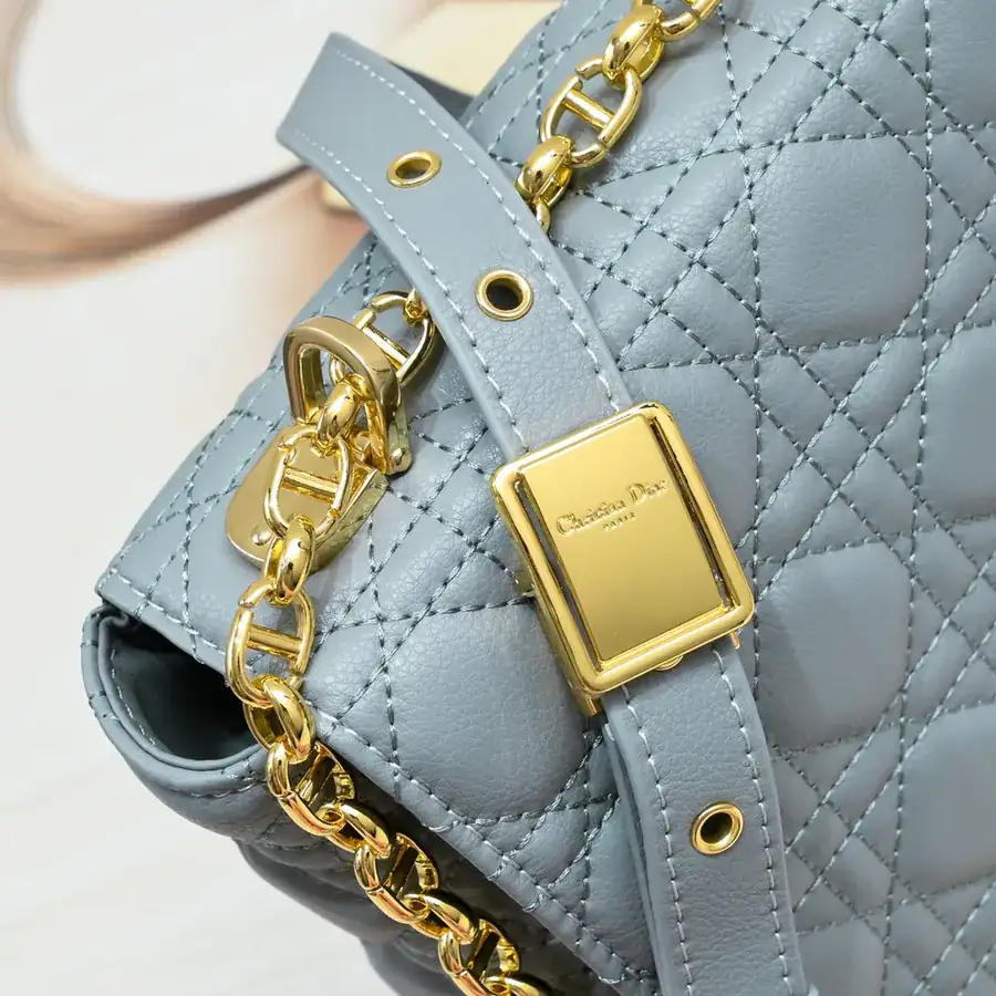Dior Large 28CM Bucket Bag with Grained Calfskin