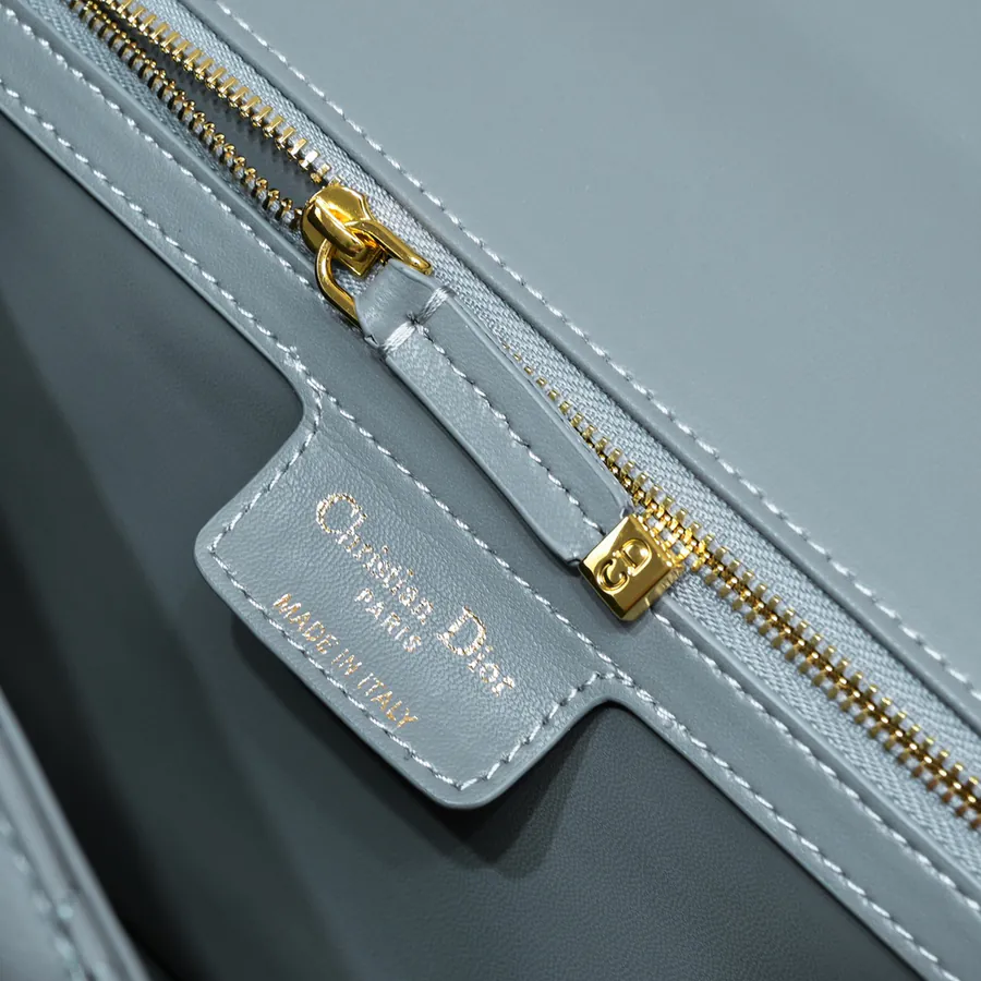 Dior Large 28CM Bucket Bag with Grained Calfskin