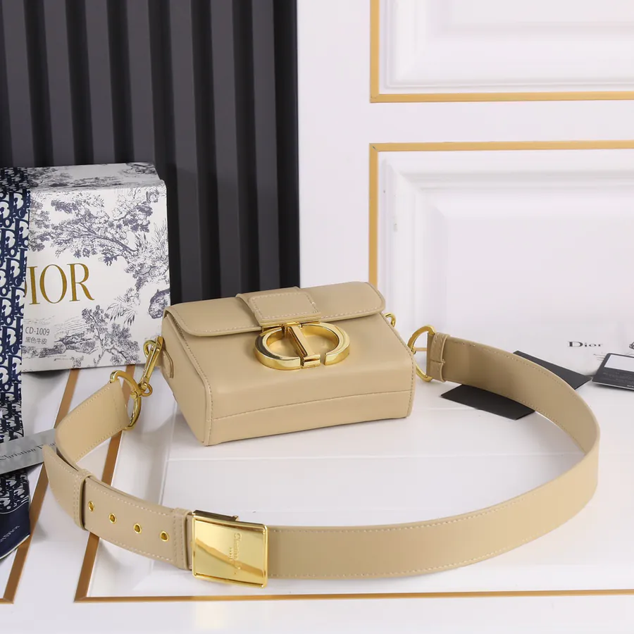 Dio.r 30 Montaigne Mini Box Elegant French Style Bucket Bag