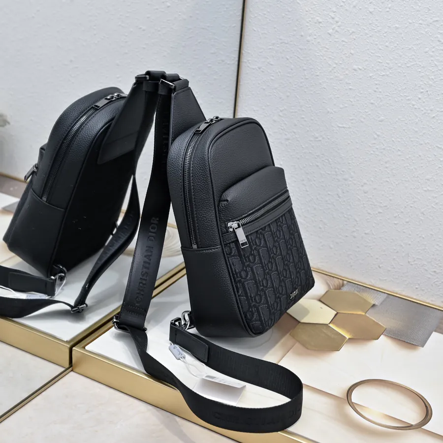 Oblique Print Crossbody Bag New Season Design