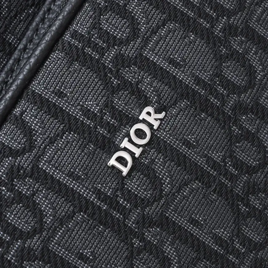 Rider Inspired Oblique Print Crossbody Bag Black