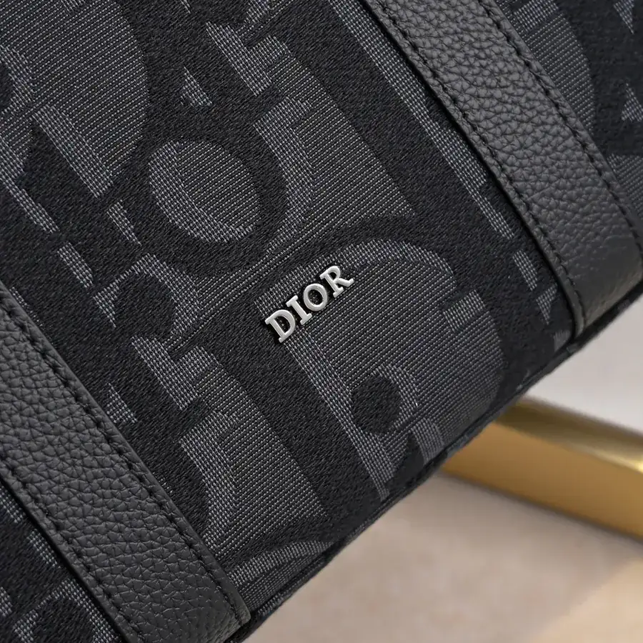 Dior Oblique Bucket Bag in Black