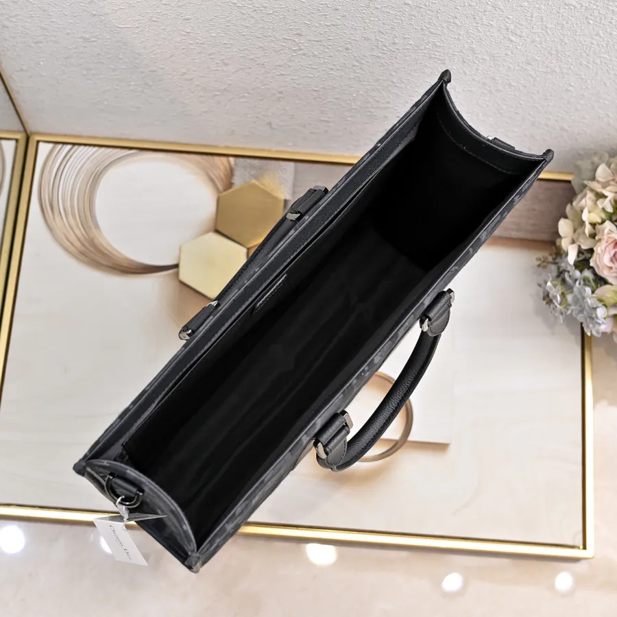Dior Oblique Bucket Bag in Black