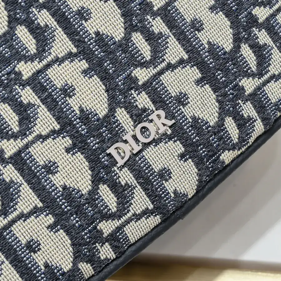 D Home Upgraded Messenger Bag Premium Leather and Oblique Print Design