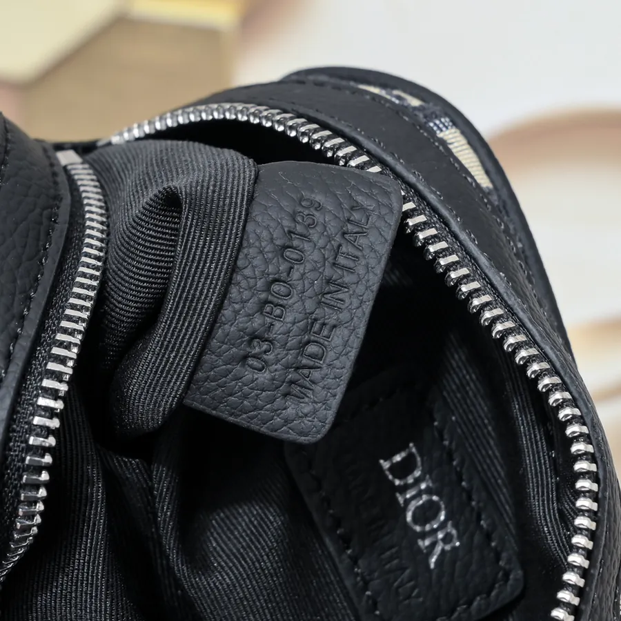 D Home Upgraded Messenger Bag Premium Leather and Oblique Print Design
