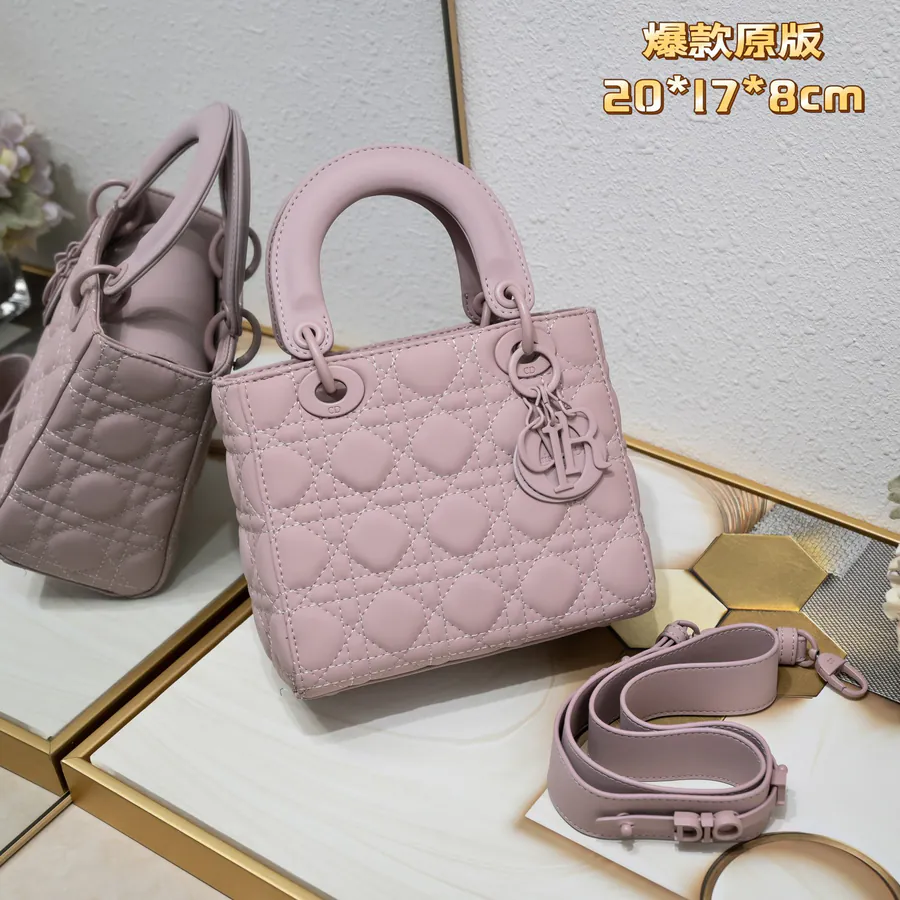 Di0r Ultra Matte Calfskin Tote Bag