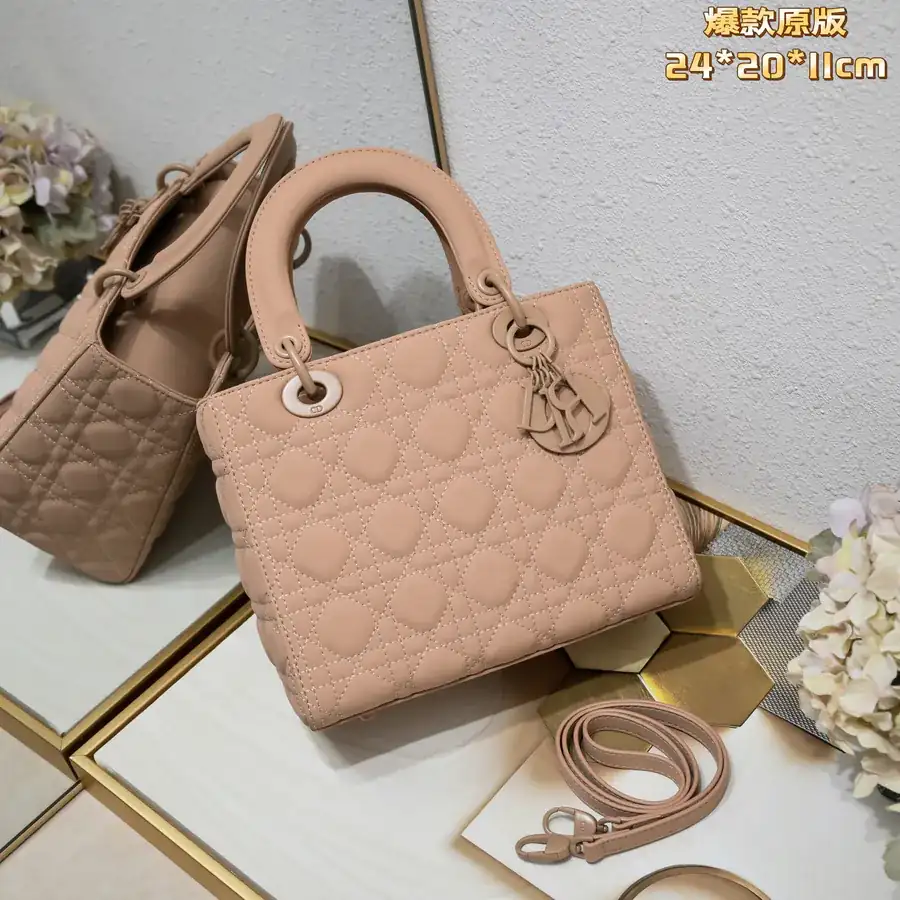 Di0r Ultra matte Calfskin Crossbody Bag