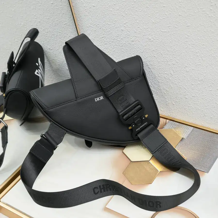 2024 Pre Fall Saddle Bag by homme Grained Calfskin
