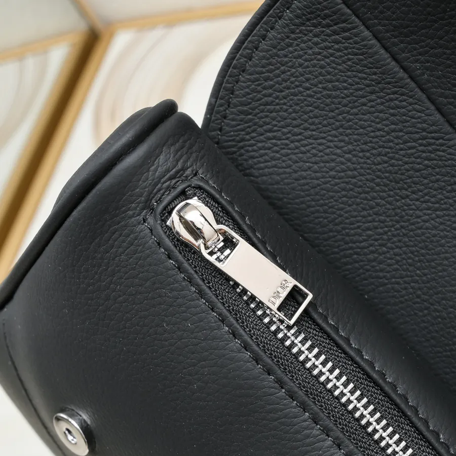 2024 Pre Fall Saddle Bag by homme Grained Calfskin