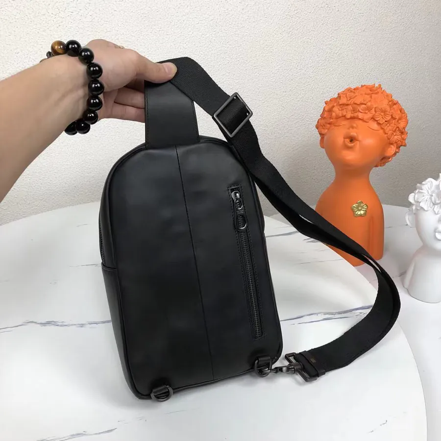 360BV Men's Chest Bag Premium Leather Official Design