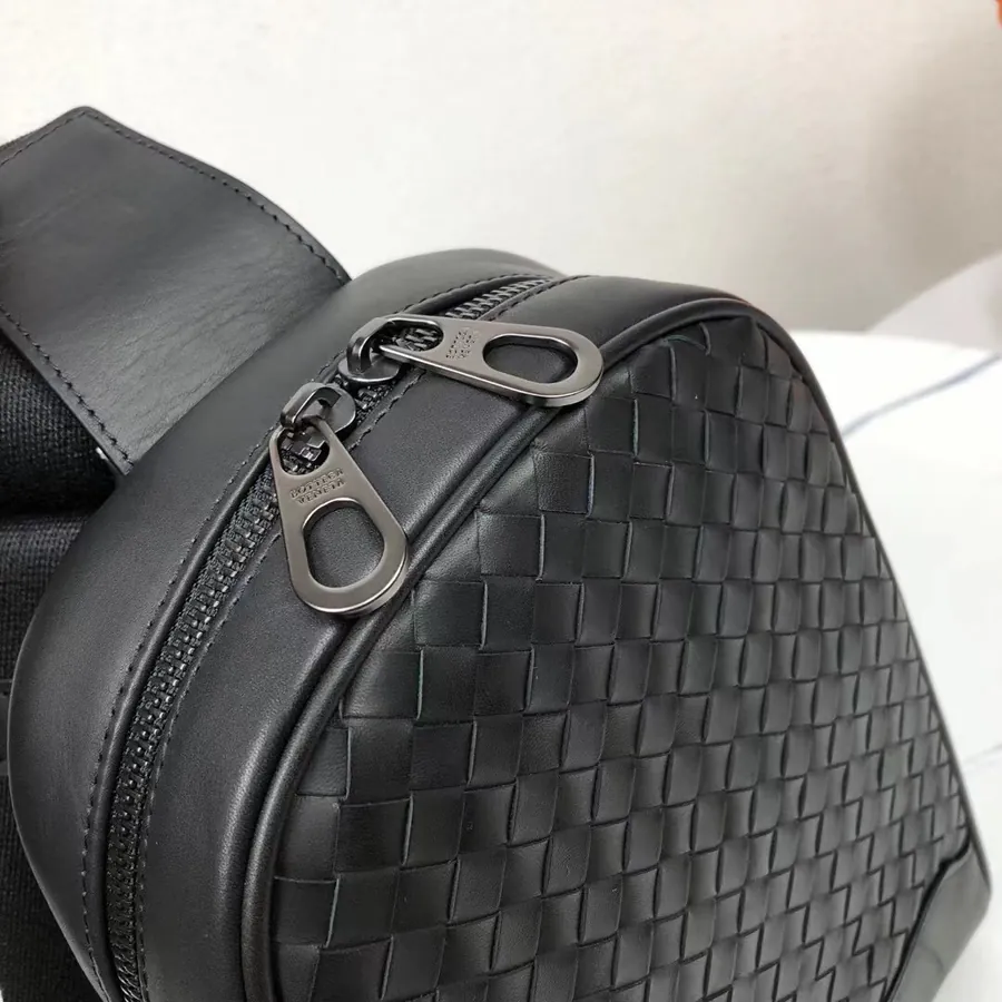 360BV Men's Chest Bag Premium Leather Official Design