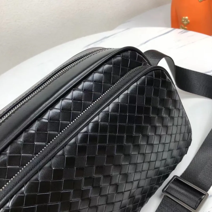 440BV Handwoven Postman Bag Minimalist Square Design