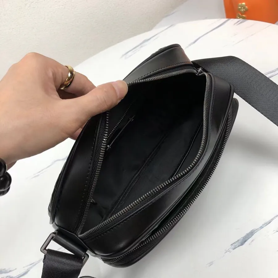 440BV Handwoven Postman Bag Minimalist Square Design