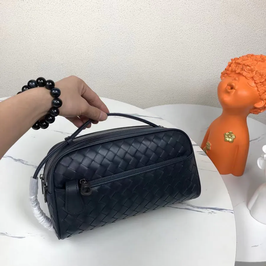 360BV Leather Handbag with Premium Hardware and Unique Design