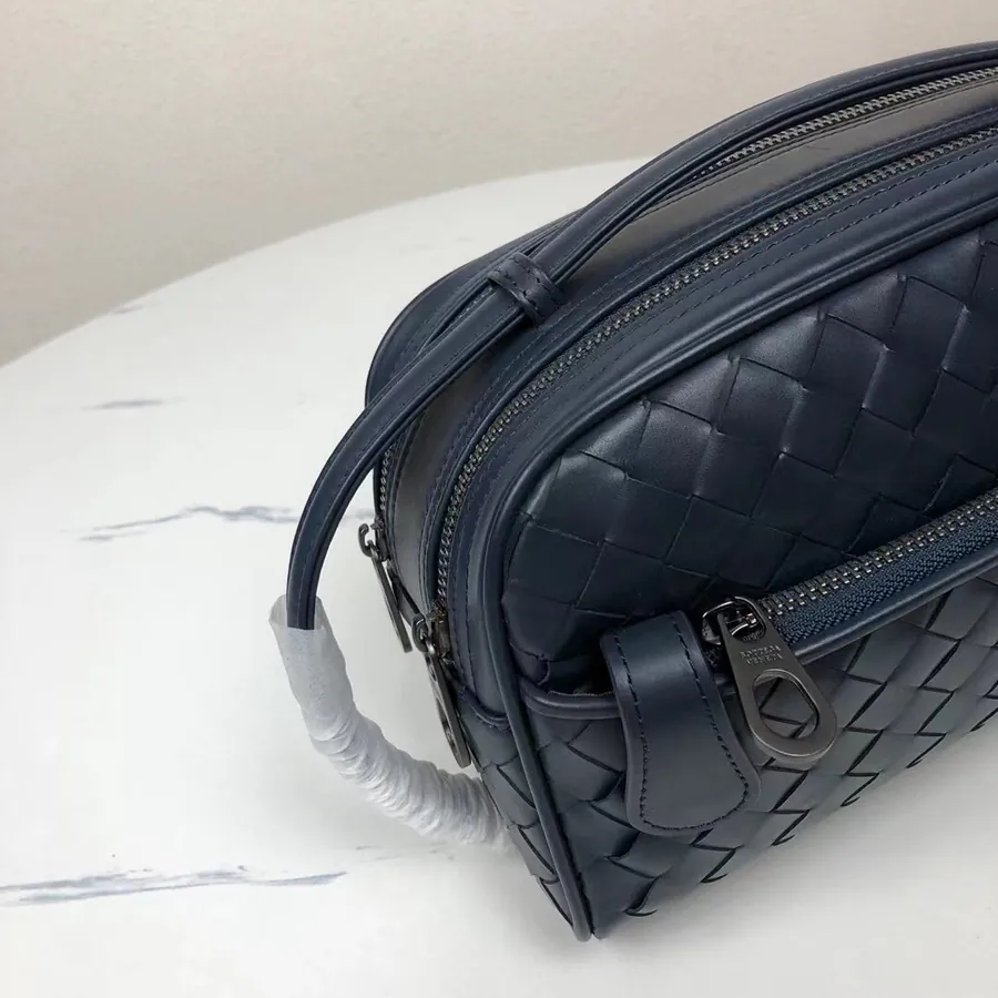 360BV Leather Handbag with Premium Hardware and Unique Design