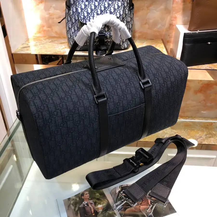 Dior Lingot 50 Travel Bag Premium Leather, Stylish and Practical