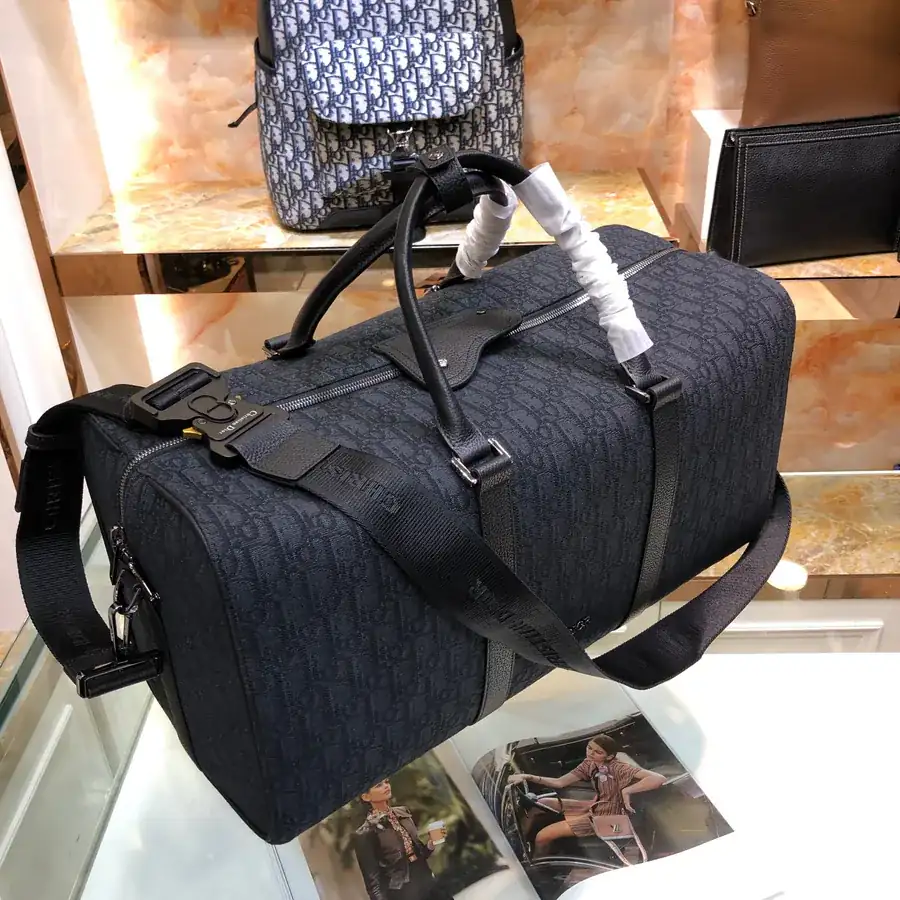 Dior Lingot 50 Travel Bag Premium Leather, Stylish and Practical