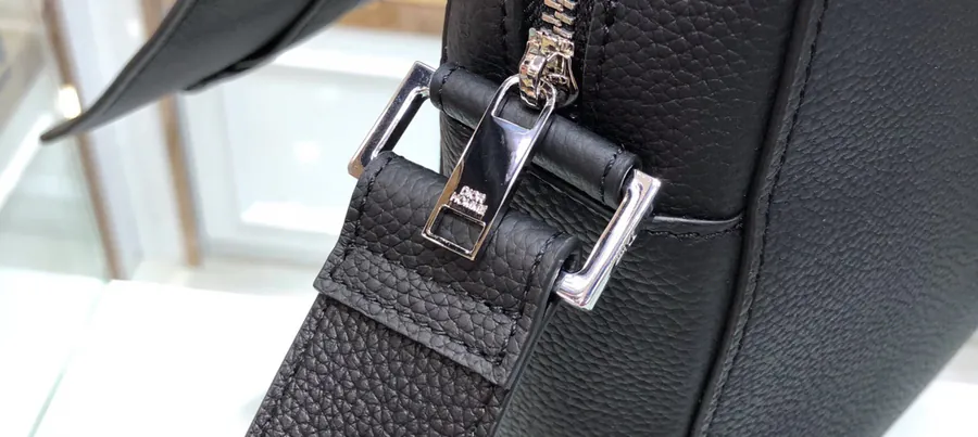 Dior Latest Mail Bag Black Oblique Pattern, Grained Calfskin