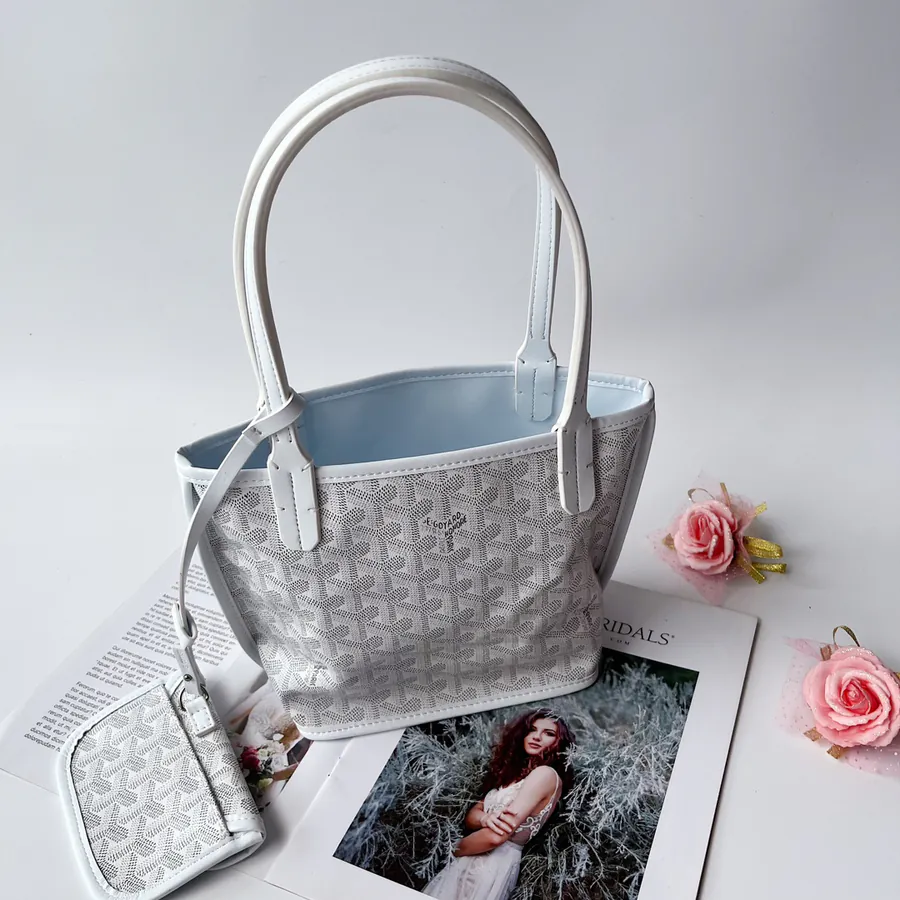 P200 Mini Shopping Bag Dog Tooth Design, Trendy & Versatile