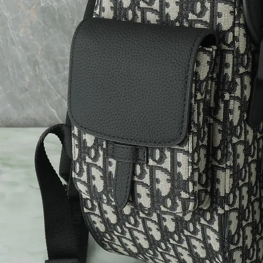 Large Gallop Shoulder Bag with Saddle Style and Oblique Print