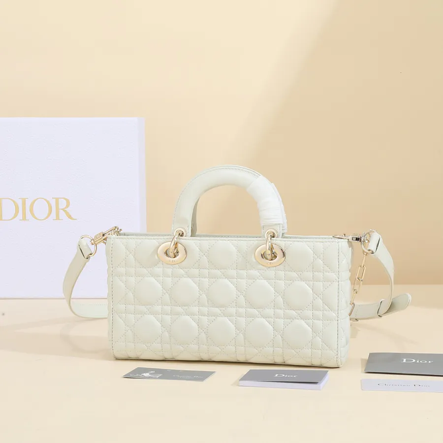 Dior Lady D'Joys Bucket Bag in Grained Calfskin