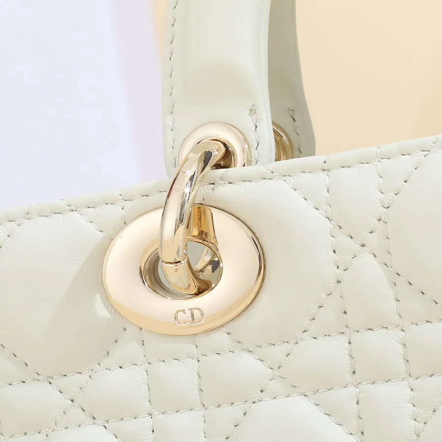 Dior Lady D'Joys Bucket Bag in Grained Calfskin