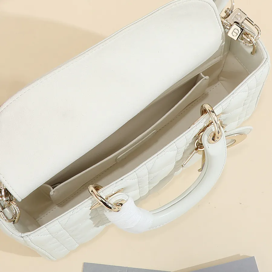 Dior Lady D'Joys Bucket Bag in Grained Calfskin