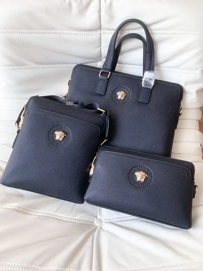 Versace 805 9 Men's Briefcase Tote Bag