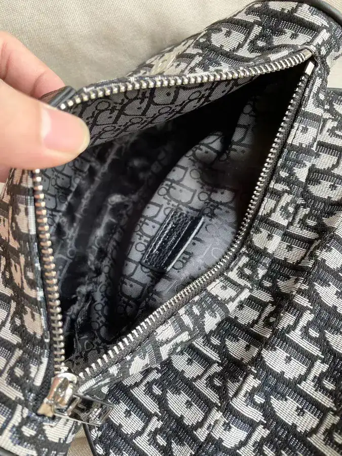 Dior Classic Men's Saddle Bag with Original Hardware