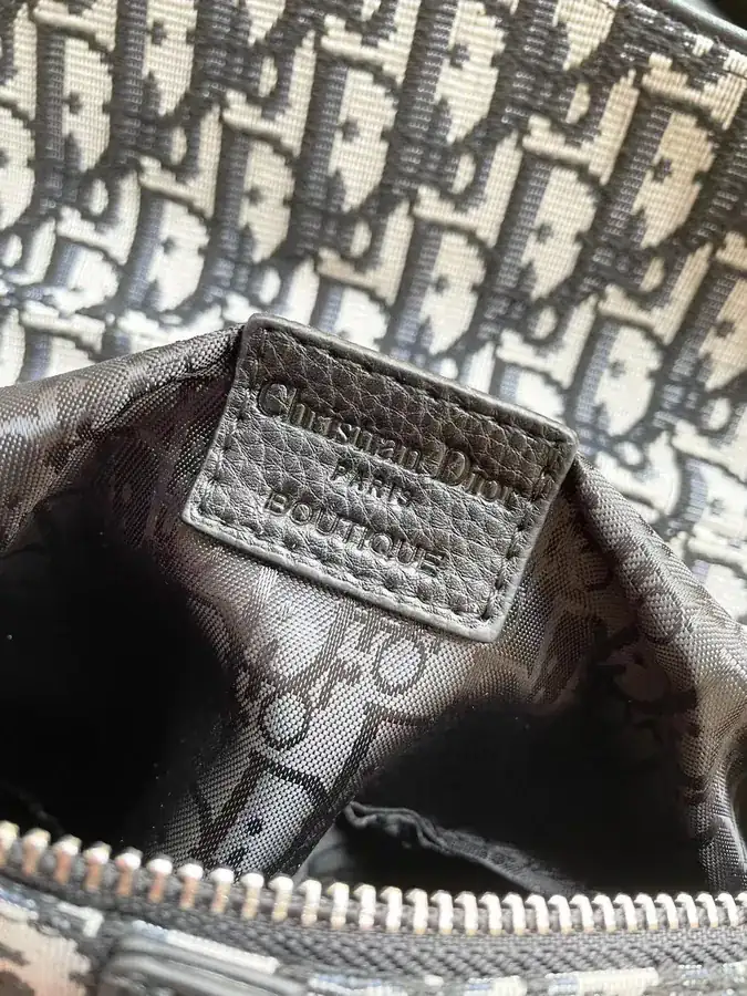 Dior Classic Men's Saddle Bag with Original Hardware