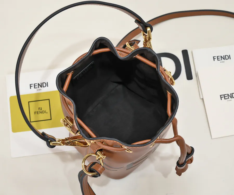 FEND1 Mon Tresor Bucket Bag