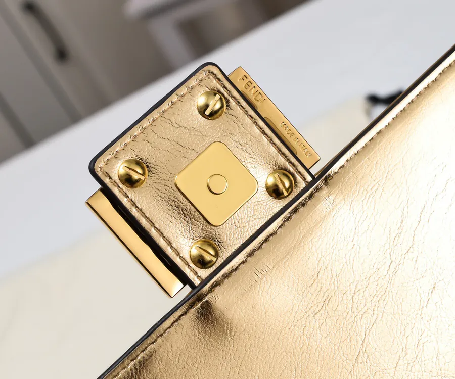 F Design 19 Baguette Series Tote Bag with Chain Strap