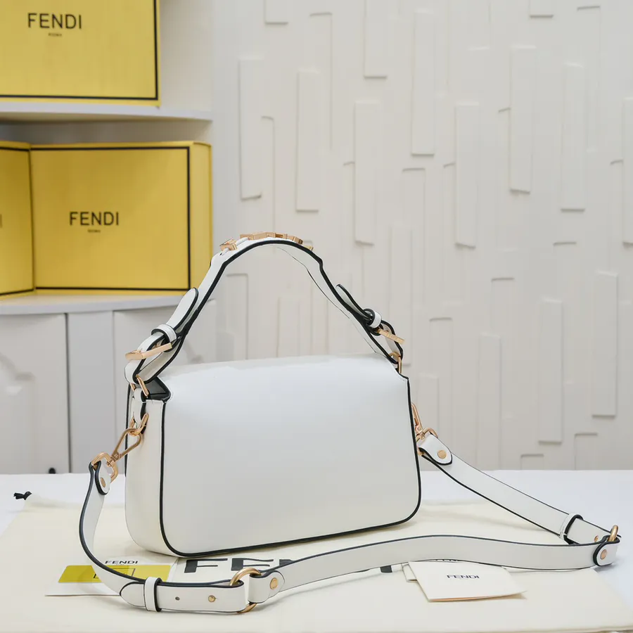 Fendi Baguette Handbag Signature Medium Size
