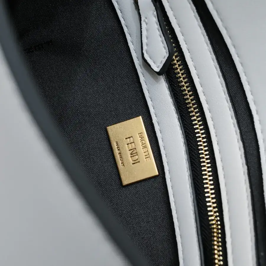 Fendi Baguette Handbag Signature Medium Size