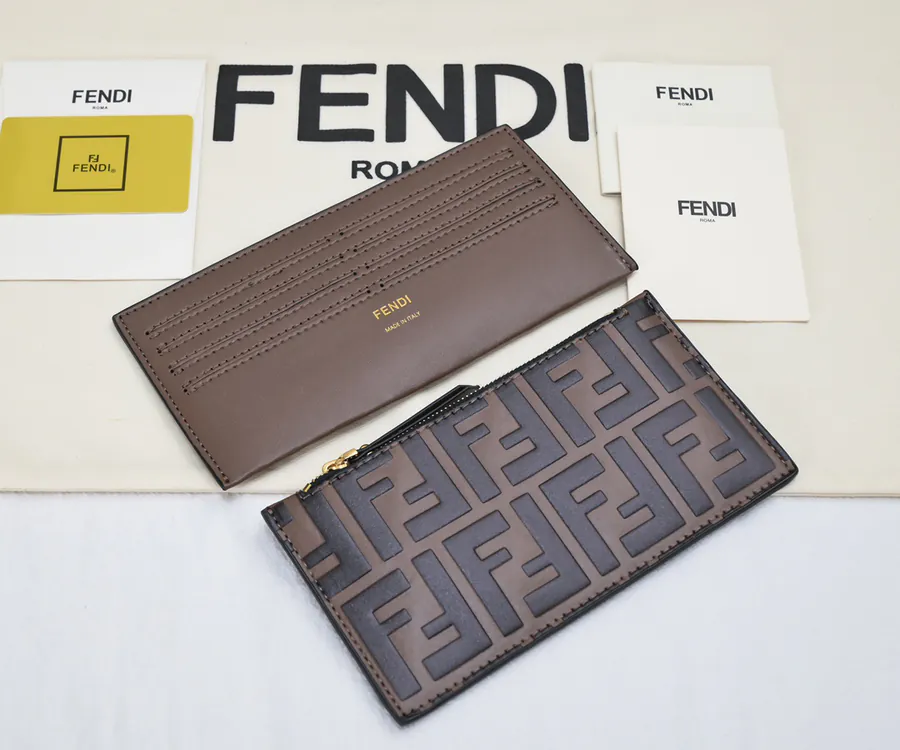Fendi Mini Geometric Flip Cover Handbag with Clasp Closure