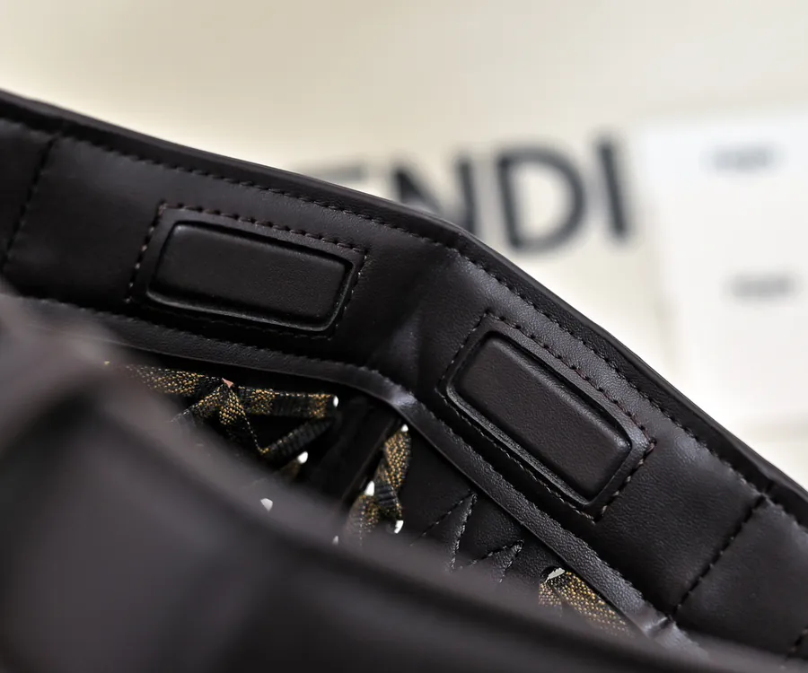 FENDI Foldable Origami Tote Denim Blue