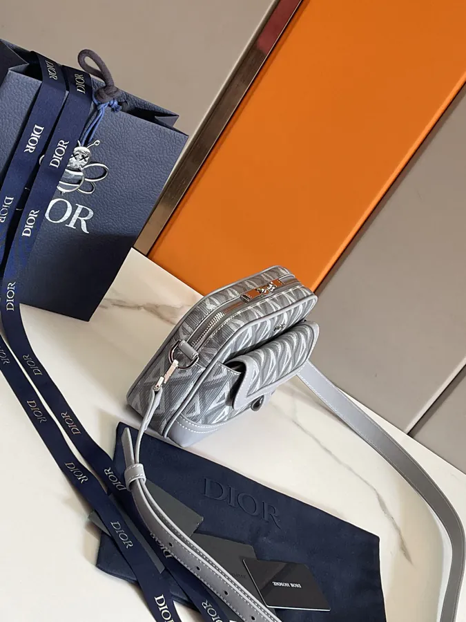 Marc Bohan Diamond Messenger Bag Premium Original with Blue Box