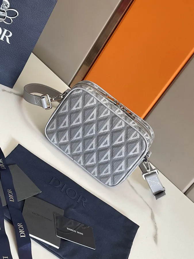 Marc Bohan Diamond Messenger Bag Premium Original with Blue Box
