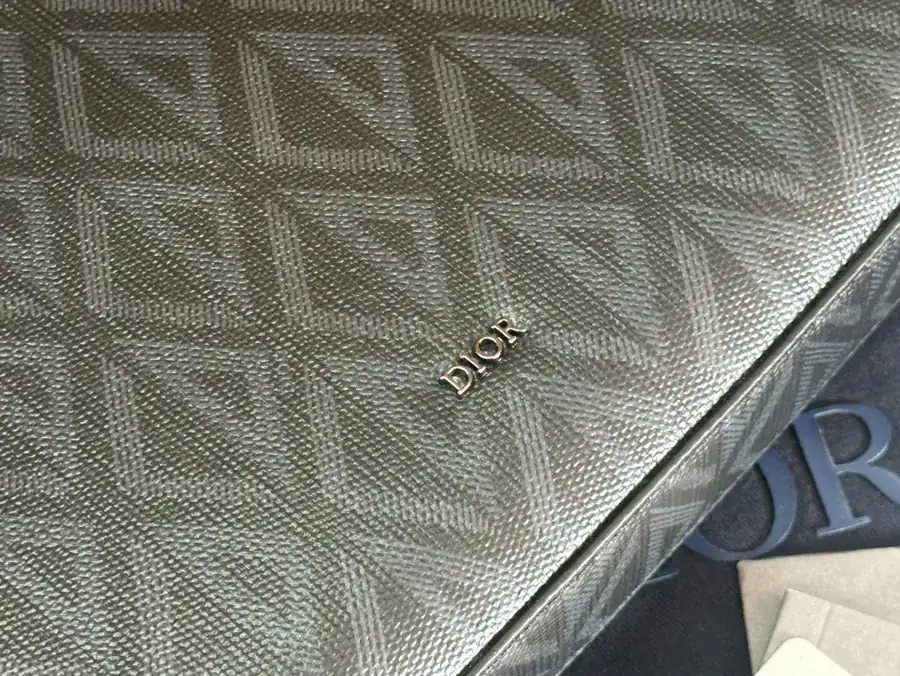 Dior A5 Handbag with Black Oblique Print