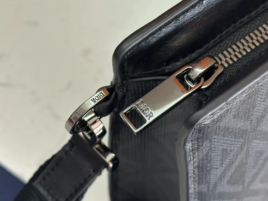 Dior A5 Handbag with Black Oblique Print