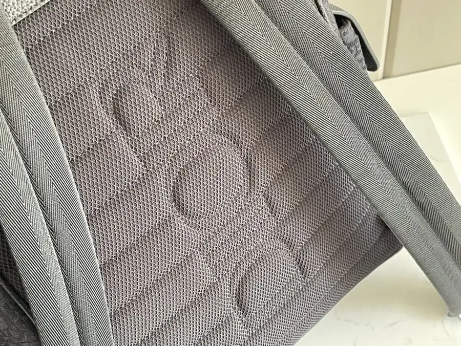 DIOR Saddle Shoulder Bag with Oblique Print and Grained Calfskin Details