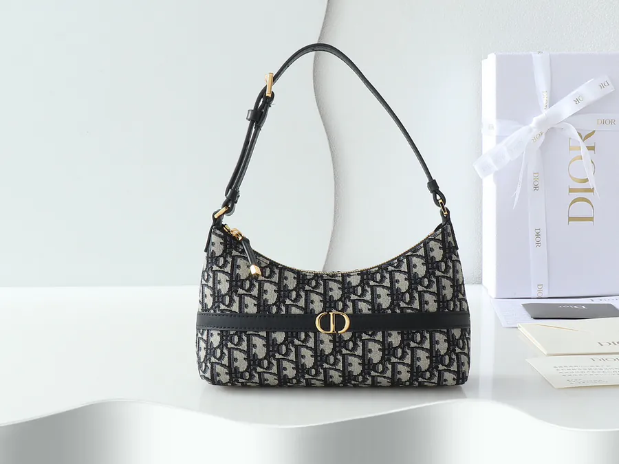30 Montaigne Mini Crossbody Wallet Bag in Blue