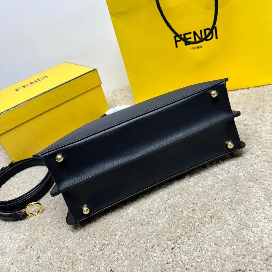 Peekaboo I See U Large Black Bag