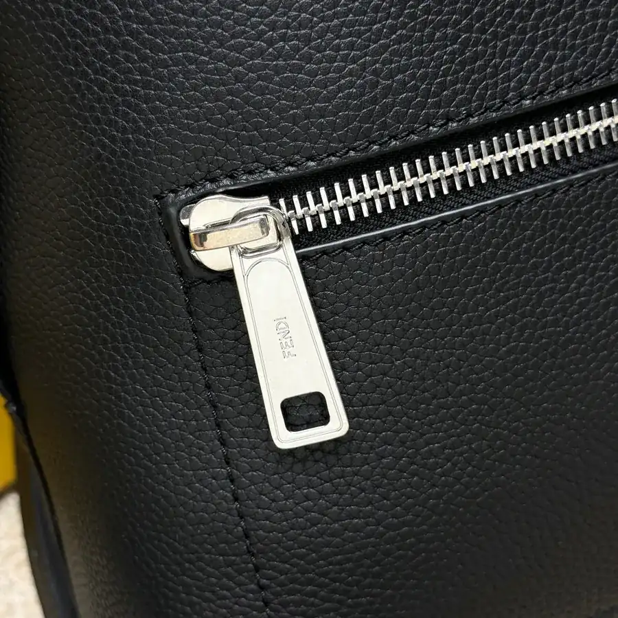 Mini Structured Crossbody Tote with FF Logo Metal Stud