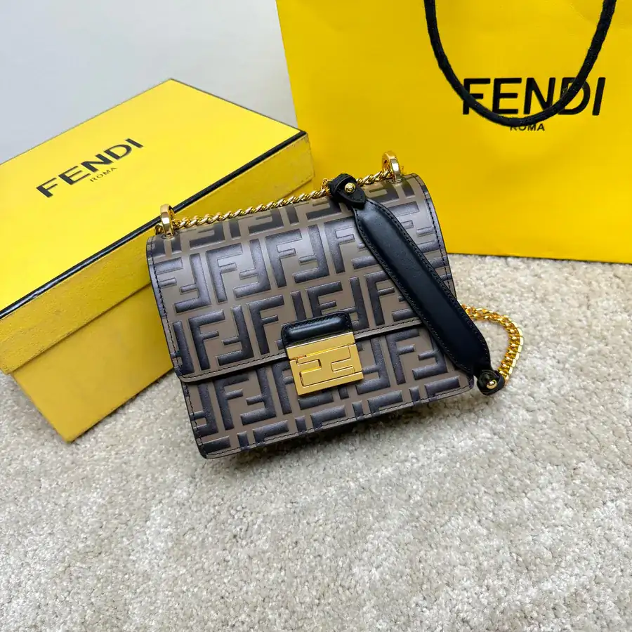 Fendi Kan I Upgraded Bag with Arch Bridge and New Lock