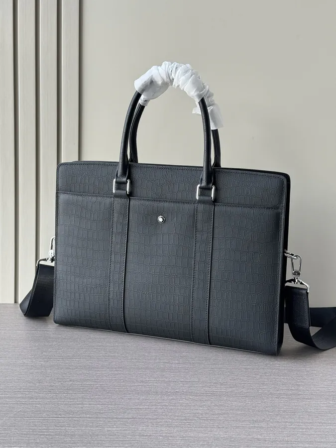 Mondaine Premium Leather Briefcase with Password Lock