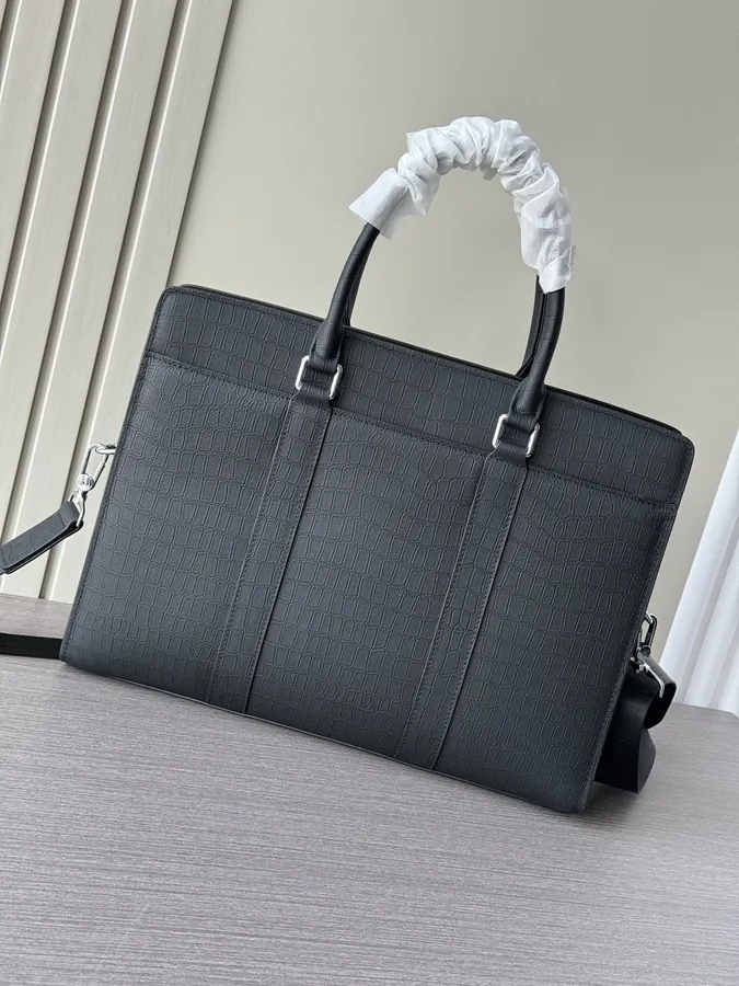 Mondaine Premium Leather Briefcase with Password Lock