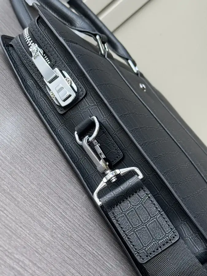 Mondaine Premium Leather Briefcase with Password Lock