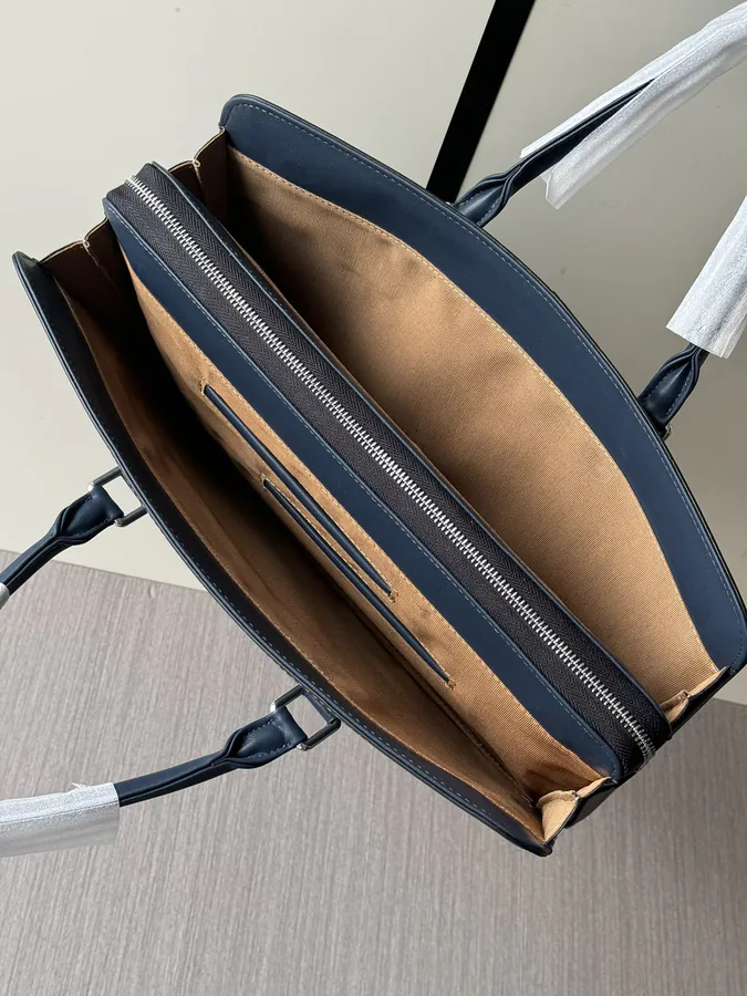LV Password Lock Briefcase Premium Italian Calfskin