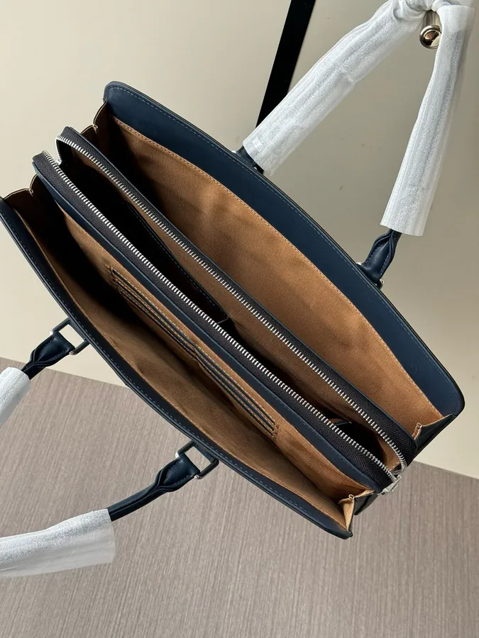 LV Password Lock Briefcase Premium Italian Calfskin
